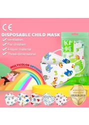 Cartoon Approval FFP2 Masque 4-layer Anti Dust Filter Reusable Protective Mascarillas kf94 Approved Cute Mouth Face Masks Covers