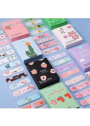 Cute cartoon boxes of waterproof dressing 20 children's hemostatic stick band aid small pure and fresh and breathable wear feet