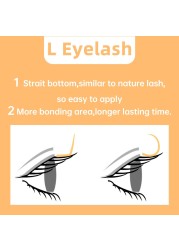 Yilix L Curl Lashes 8-15mm Mix Matte Silk Eyelashes Extension Supplies Individual Eyelashes Lash Eye Lashes Extension Wholesale