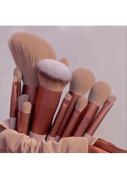 13pcs Soft Fluffy Makeup Brushes Set for Cosmetic Foundation Brush Powder Eyeshadow Kabuki Blending Makeup Brush Beauty Tool