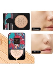 Avocado Air Cushion BB Cream Concealer Whitening Brighten Oil Control Make Up With Mushroom Puff Beauty Liquid Foundation