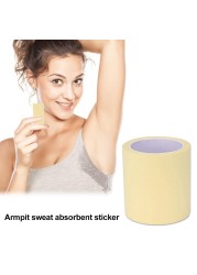 1 Roll Disposable Underarm Prevent Sweat Pads Transparent Underarm Dry Antiperspirant Sticker Keep Dry Sticker TSLM2
