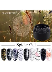 8ml Spider Line Nails Art Gel Polish UV Colors Painting Gel Nail Polish Spider Gel Varnish Web Stickers Gel Dropship TSLM1