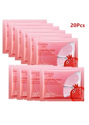 20pcs Pomegranate Collagen Golden Caviar Eye Mask Anti Aging Dark Circles Acne Beauty Patches for Eye Skin Care Cosmetics P01