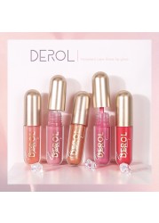 Derol Ginger Mint Matte Lip Glaze Plump and Moisturizing Lip Colored Lipgloss Liquid Lasting Underwater Light Transparent Lip Gloss