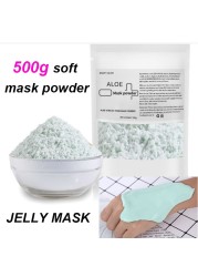 500g Aloe Vera Rose Soft Mask Powder Moisturizing Shrink Pores Skin Care Soft Film Powder Skin Care Peel Mask Do Spa at Home