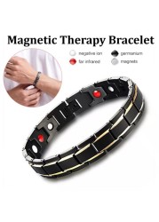 Body Slimming Weight Loss Bracelet Anti Fatigue Hematite Beads Stretch Bracelet Magnetic Therapy Bead Wrist Bracelets