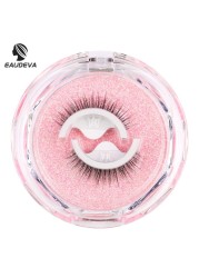 3D False Eyelashes Reusable Self-adhesive Fake Eye Lashes Glue Free Easy to Wear Natural Eyelashes Extension Makeup Tool