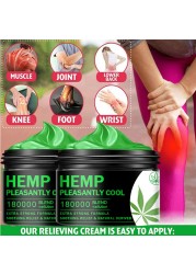 Natural Anti-Inflammation Hemp Cream For Neck Pain Balm Ointment Pain Relief Relieve Muscle Relief Hemp Cream Relief Arthritis