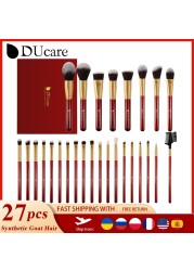 DUcare 8-27 Makeup Brushes Set Synthetic Goat Hair Powder Cosmetic Eyeshadow Foundation Blush Blending Makeup Brush Maquiagem