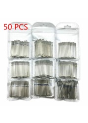 50pcs/set Nail Drill Bit Set Cutter Dental Diamond Grinding Polish Burs Dental Lab Polisher 2.35mm Shank Nail Tools