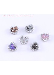 love bead nail art jewelry super flash full rhinestone zircon alloy 3d all-match nail