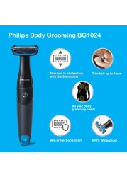 Original Philips Electric Shaver BG1024/15 Rechargeable Global Universal Universal Universal Universal Men's Body Grooming Shaver(100-240V)