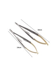 1pc Dental Surgery Orthodontic Implant Castroviejo Needle Holders 14cm CE Tool