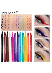 Colorful Liquid Eyeliner Waterproof Gel Eyeliner Stamp Pen Pencil Long Lasting No Blooming Waterproof Eye Liner Makeup Tools