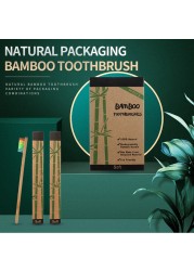 10pcs Bamboo Toothbrush Natural Bamboo Toothbrush Set Soft Bristles Charcoal Teeth Eco Bamboo Toothbrushes Dental Oral Care