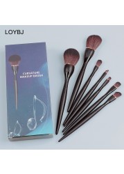 WYG BEAUTY Cosmetic Brushes Set Powder Foundation Blush Brushes Contour Eyebrows Eyeshadow Concealer Cosmetic Blending Brush Makeup