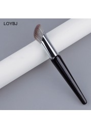 LOYBJ 1pcs Finger Belly Foundation Makeup Brushes Cosmetic Powder Liquid Foundation Concealer Cream Bevel Head Make Up Brush