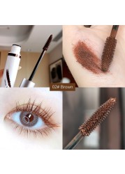 4 Color Thick Mascara Curling Lengthening Eye Lashe Waterproof Long Lasting Blue Pink Brown Quick Dry Mascara Eyes Makeup TSLM1