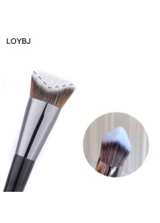 LOUBIG Multifunctional Makeup Brush 2 Slanted Cosmetic Liquid Foundation Concealer Contour Brushes Face Makeup Tools