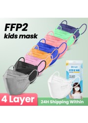 6-12 years old ffp2 niños kids mask mascarillas FPP2 children's masks KN95 protective face mask CE Mascarilla ffp2 Infantil ffp2masque