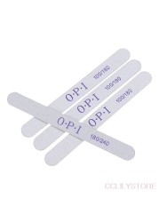 10pcs/5pcs Wood Nail File 100/180 180/240 Professional Double Side Nail Art Sanding Buffer Files