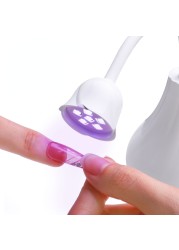 Manicure Rose Phototherapy Lamp Portable USB Non-Black Hand Quick Drying Nail Gel Phototherapy Machine