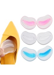 D2TA 1 Pair High Heel Soft Silicone Gel Cushions Anti-Slip Insoles Forefoot Shoe Foot Pad