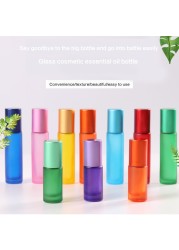 D2TA 5ml 10ml Roll On Bottles For Essential Oils Portable Roll On Refillable Perfume Bottle Deodorant Container