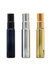 D2TA 10ml UV Plating Glass Refillable Perfume Bottle Empty Cosmetic Spray Bottles Portable Travel Sub-bottle Container