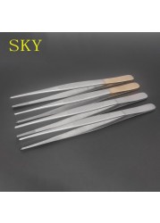 Stainless Steel Forceps Straight Head Elbow Accessories Forceps Tissue Forceps With And Without Hook With And Without Teeth