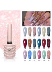 1pc Diamond Glue Nail UV Gel Semi Permanent Varnish Soak Off Matte Base Top Coat Nail Glue Diamond Glitter Nail Art TSLM1