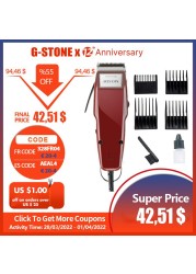 Original Moser 1400 Professional Hair Trimmers Electric Razor Razor Blade Hair Clipper Haircut Trimmer 4pcs Combs 220-240V