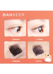 BANXEER Ultra Fine Long Eyelashes Mascara 4D Silk Fiber Waterproof Curling Mascara Volume Extension Female Cosmetics Makeup