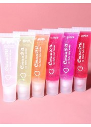 6 colors pure transparent moisturizing moisturizing lip balm lip glaze cosmetics lip gloss makeup beauty health