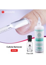 MSHARE 500ml Nail Cuticle Remover Gel Softener Oil Liquid for Dead Skin Nails Manicure Treatments Nail Care