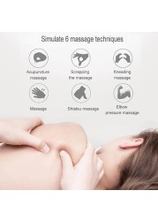 Mini Electric EMS Neck Massager Uterus Back Shoulder Massager Pain Relief Massage Relaxation Tool