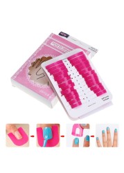 Nail Protector Cover Nail Manicure Tools for Finger Cover Nail Polish Shield Protector 10 Sizes Nail Polish Protector