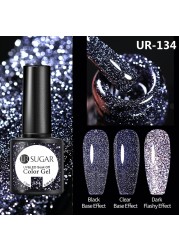 UR SUGAR 7.5ml Glitter Reflective Gel Nail Polish Manicure Nail Art Semi Permanent UV LED Nail Polish Lamp