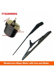 12V Universal Windshield Wiper Motor With Arm And Blade For Fishing-Boat Caravan 01287358 7731000001 0390506510 Car Accessories