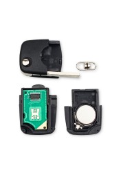 KEYYOU For Audi A3 A4 A6 A8 B5 TT RS4 Quattro 1994 - 2004 Old Models 433Mhz ID48 Chip HU66 3 Button Remote Car Key Blade