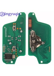 jingyuqin Remote ASK/FSK Key Board For Peugeot 207 307 308 407 607 807 For Citroen C2 C3 C4 C5 C6 CE523 CE536 7941 7946 ID46