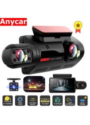 FHD Car DVR Recorders Car Dash Cam Dual Record Video Recorder Dash Cam 1080P DVR Night Vision Video Recorders Dashcam