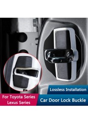 TAJIAN 4pcs stainless steel car door lock buckle cover high quality car accessories new for sale fit for Toyota/Lexus series