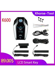 CN109 New K600 Keyless Entry Universal Modified Smart Remote Key LCD Screen For BMW Audi Kia English Version