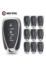 KEYYOU Smart Remote Key Case For Chevrolet Chevy Camaro Cruze Malibu 2016 2017 2018 2019 2020 2/3/4/5 Buttons