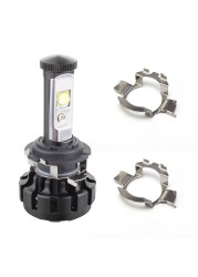 Car LED Headlight Bulb Holder Car Headlight Holder Socket Adapter For Benz, BMW, Audi, VW, Nissan, 2pcs