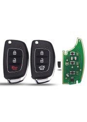 jingyuqin 3B 433Mhz With ID46 Car Key Control Board For Hyundai Solaris Accent Tucson L10 L20 L30 Kia Rio Ceed