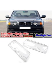 Car Headlight Shade Lens Headlight Shell Cover Fit For BMW E38 1999 2000 2001 728i 730i 735i 740i Replacement Car Accessories