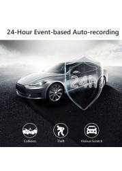 Dahua imou Dash Camera S400 4MP QHD Wifi Smart Conversation Driving Recorder Parking Crash Record 123° Wide Angle Car Monitor